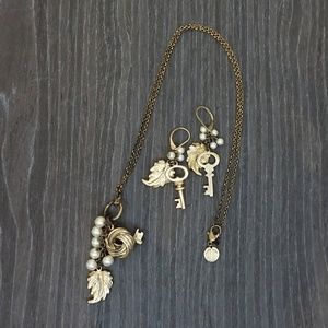 Whimsical Key Necklace & Earring Set from 2009-2010